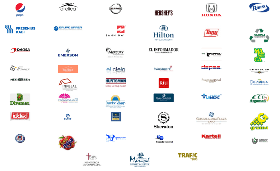 Logotipos de clientes de Óptica Industrial
